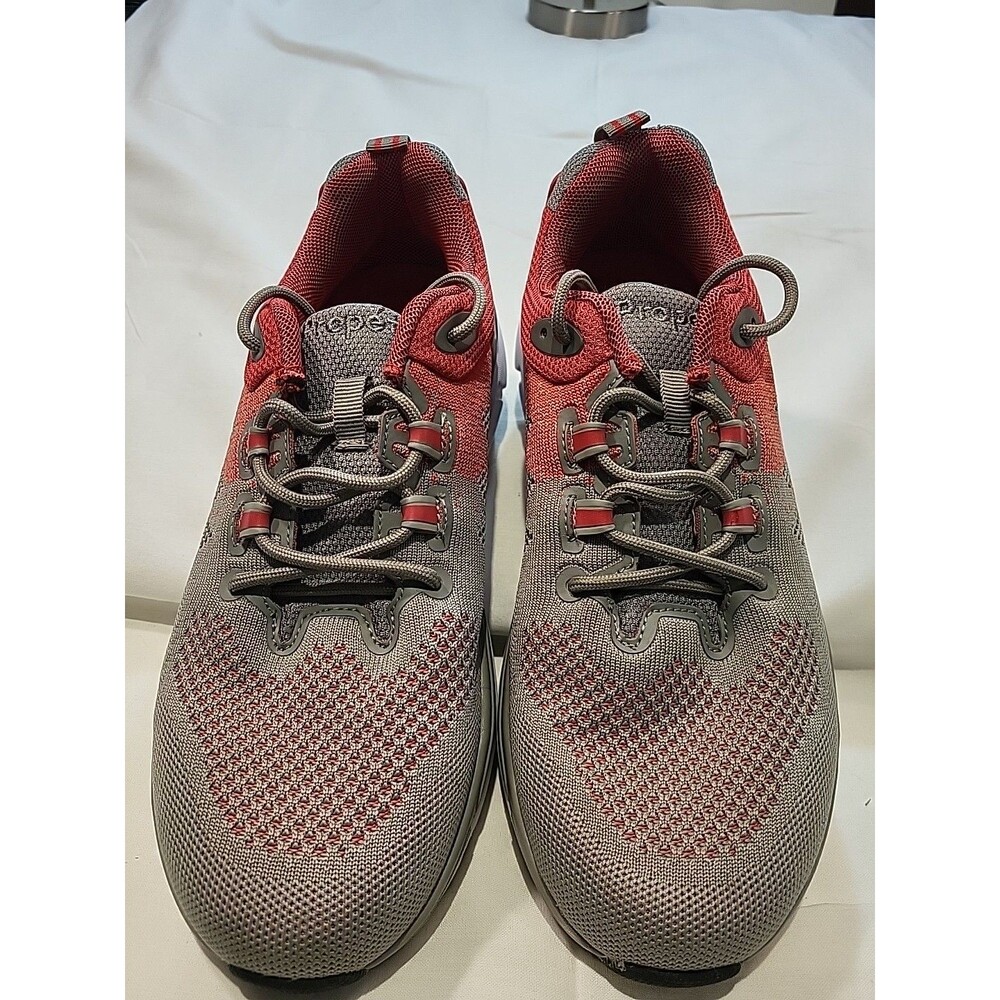 Propet Ortholite womens Sneakers size 11. Gray & Orange. Excellent Condition